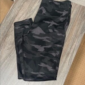Athleta Black Camouflage Leggings